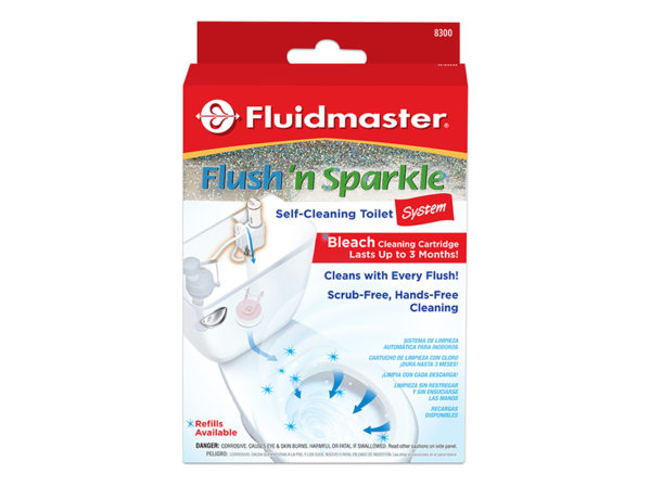 Fluidmaster冲洗和火花自清洁马桶系统