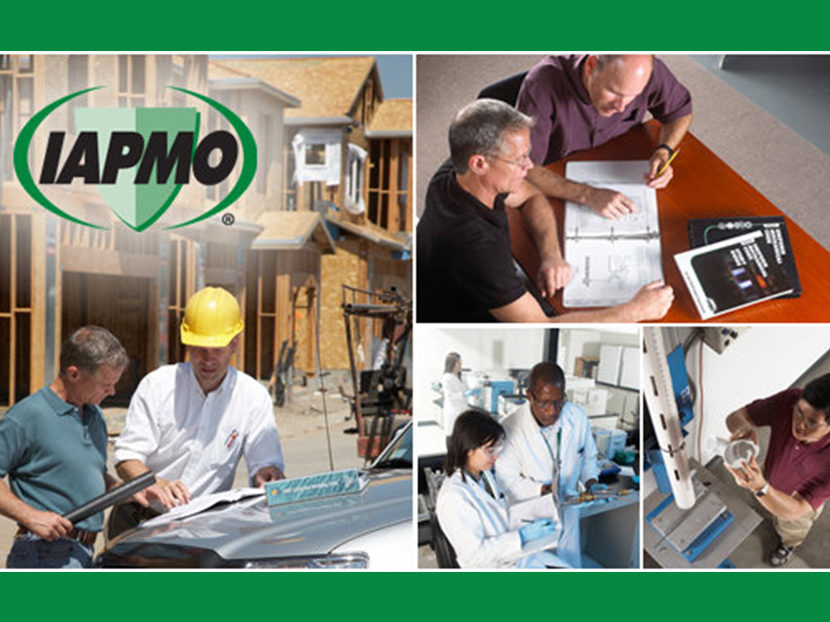 IAPMO寻求Z1167标准开发技术分委员会成员