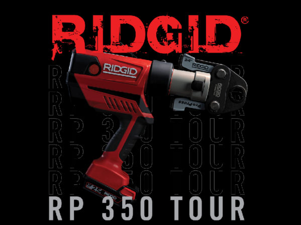 RIDGID RP 350冲压工具之旅在全球八个国家停止