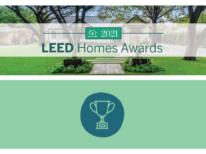 美国绿色建筑委员会宣布2021年LEED住宅奖得主