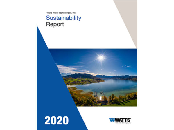 美国瓦茨水务技术公司发布2020年可持续发展报告