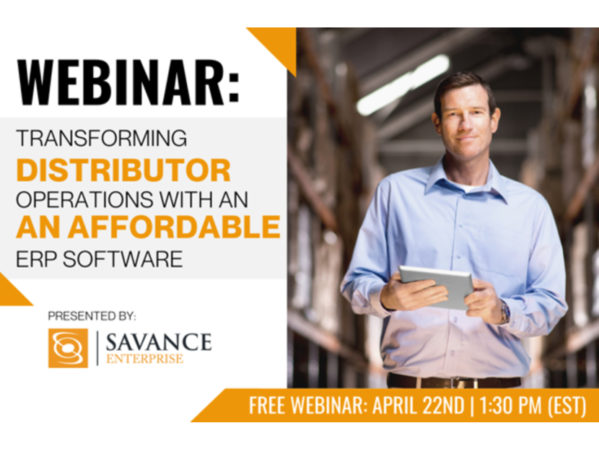 Savance企业ERP软件主办现场四月网络研讨会2