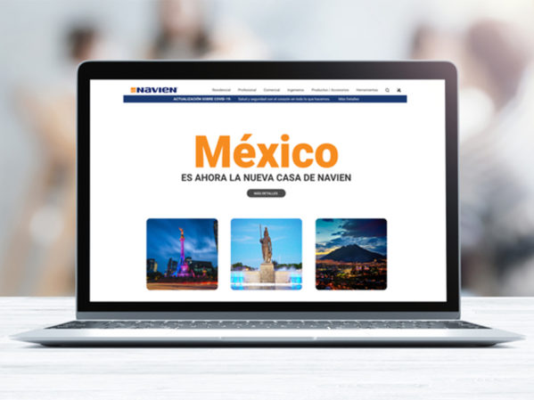 Navien为墨西哥和拉丁美洲推出了一个新网站