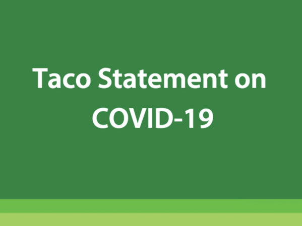 塔可舒适解决方案分享COVID-19声明