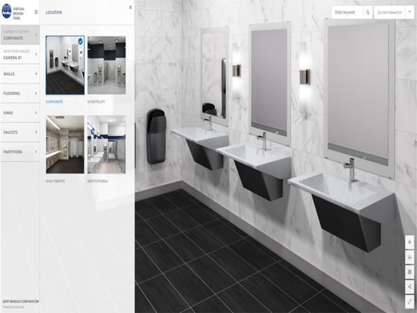 布拉德利推出虚拟厕所设计工具