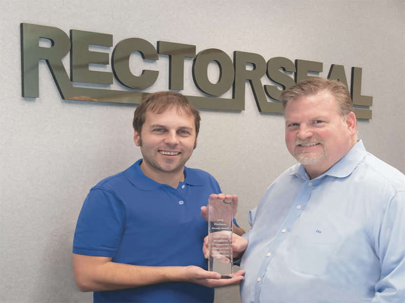 RectorSeal获得关键批发商集团颁发的最佳销售绩效奖