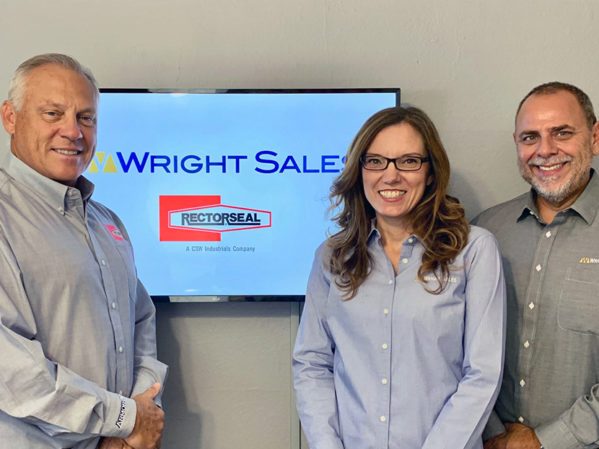 RectorSeal指定Wright销售公司为加利福尼亚州，内华达州北部和夏威夷的制造商代表