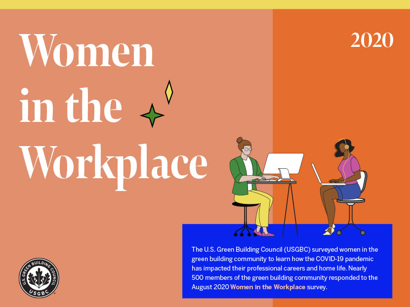 报告:绿色建筑行业的女性得到了雇主的支持，但因COVID-19仍面临越来越大的压力