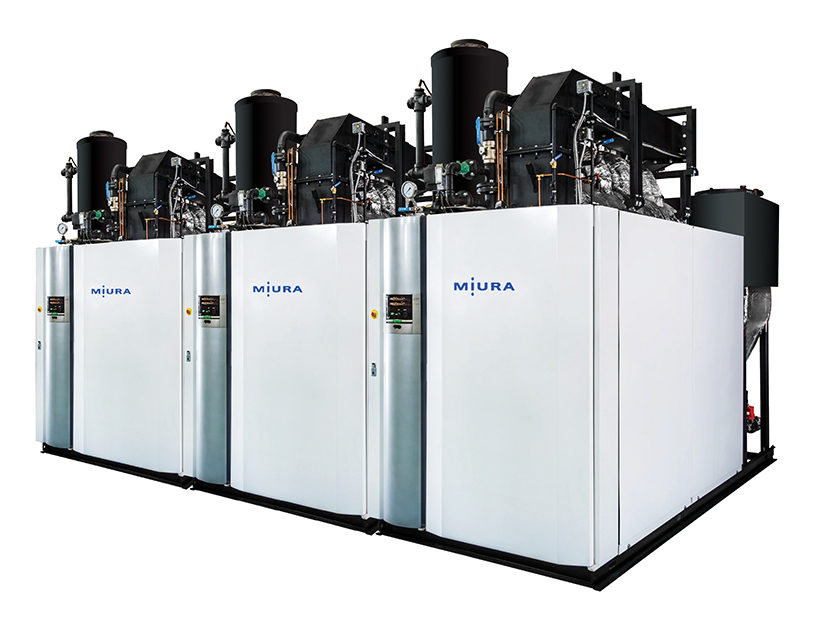 三浦LX气体/低氮氧化物系列，低压和高压蒸汽锅炉