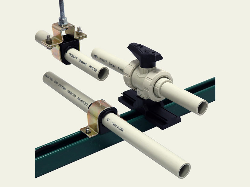 GF管路系统应力较小的管道和阀门支撑系统